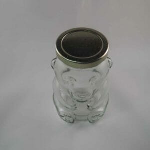 Jar Bear 12 oz Glass Case