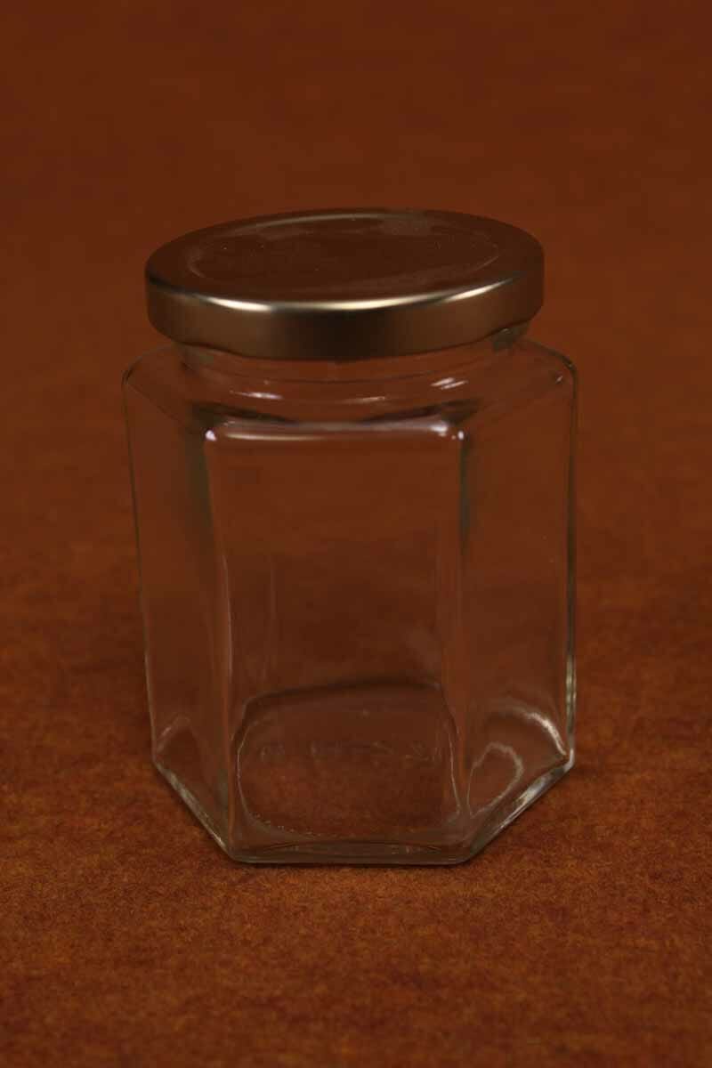 Hex Jars, 12 oz Case of 12 by Mann Lake