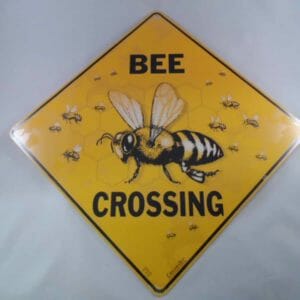 Sign Bee Crossing